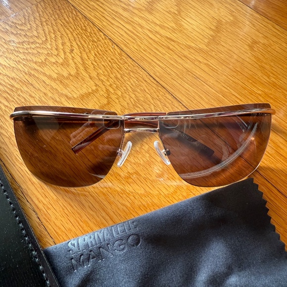 Y2K frameless cat eye sunglasses - Picture 2 of 3